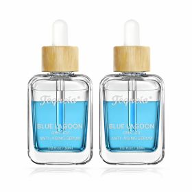 TEQUEIA Blue Copper Peptide GHK-Cu Soothing Serum - Dual-Phase Barrier Repair Essence For Skin Longevity - 1.01 Fl Oz (Option: 2 bottle 2.02 fl oz)